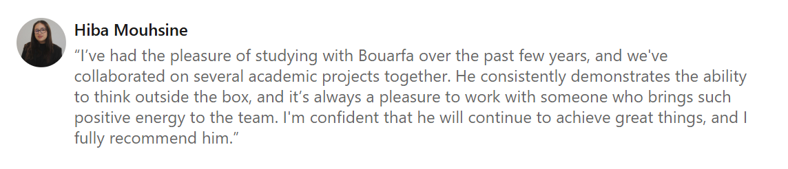 Client testimonial 5