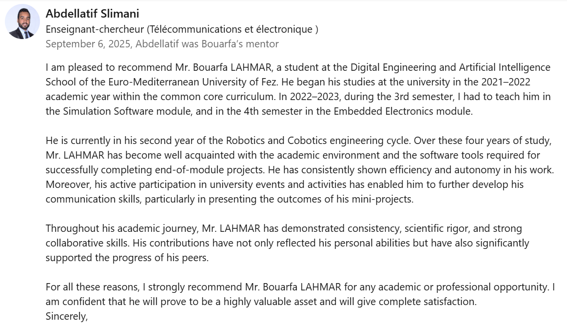 Client testimonial 1